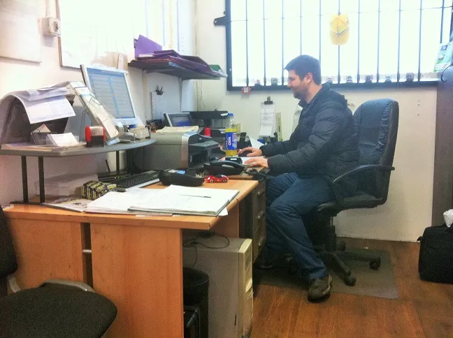 The office at RD Motors